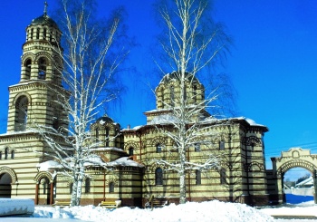 Никольский Малицкий мужской монастырь зимой