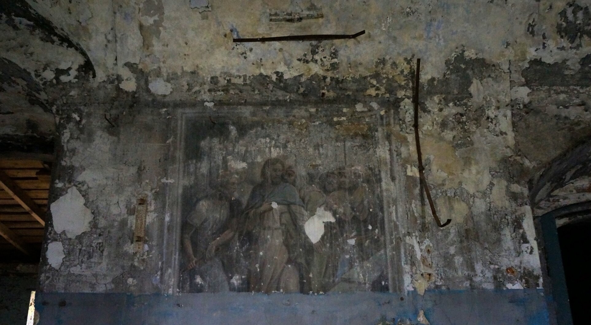 Утраченные фрески Церкви Спаса Нерукотворного Образа в Новой Ладоге