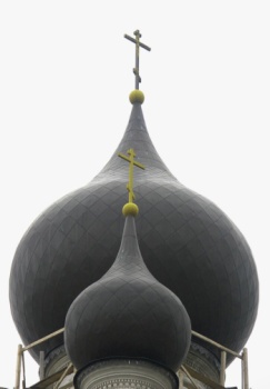Купола Храма Всемилостивого Спаса в Нижнем Новгороде