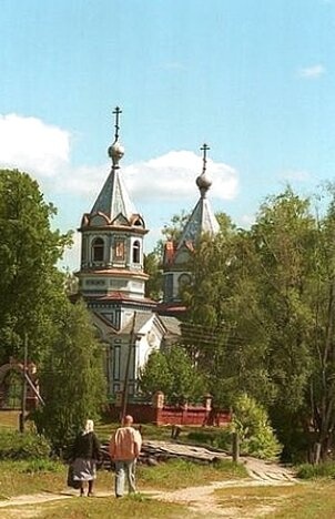 Православный храм в селе Каменка Воротынского района