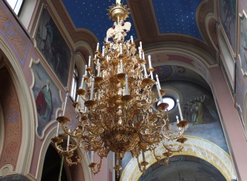 Интерьер храма Святителя Иоанна Златоуста в Старой Ладоге