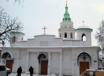 Свято-Троицкий женский монастырь в Курске — зимняя фотография