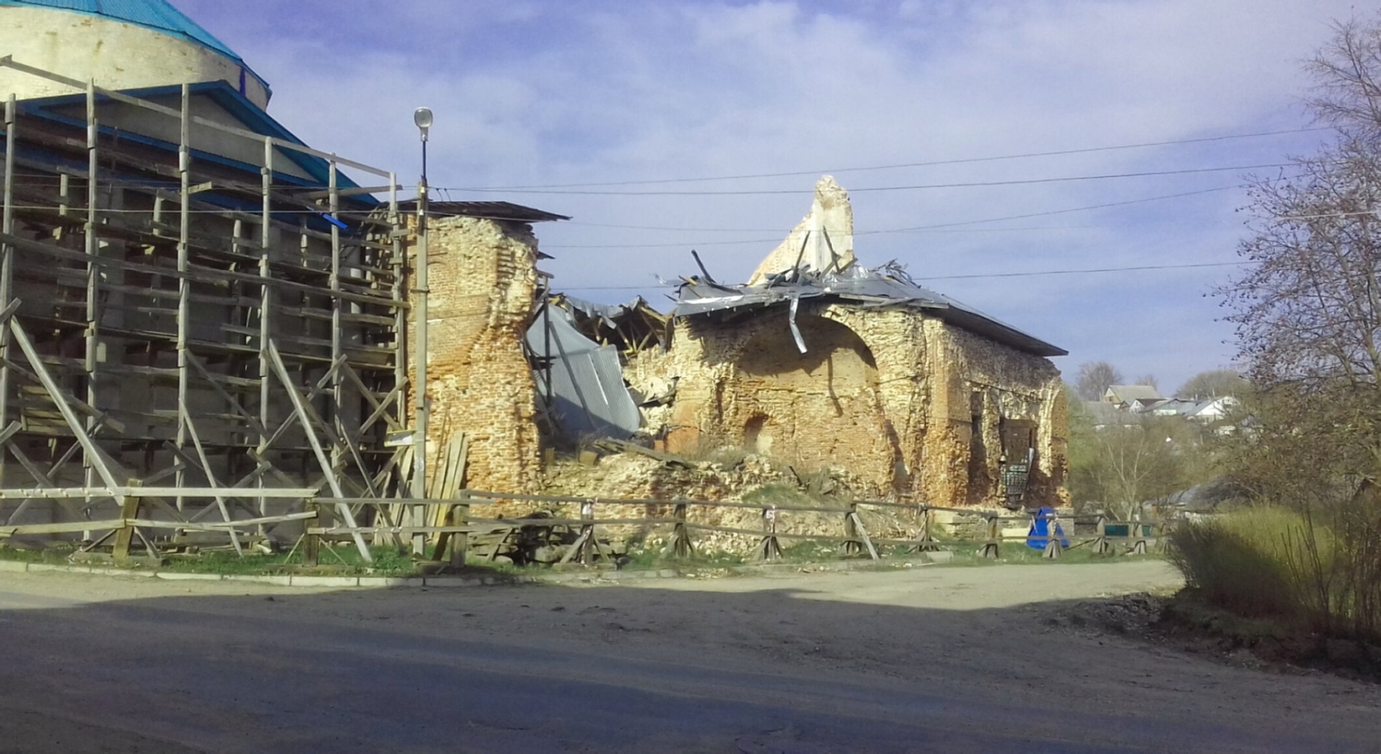 Владимирская (Сергиевская) церковь в Ельце - состояние реставрации