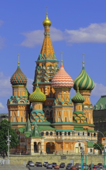 Интерьер Покровского собора (Храма Василия Блаженного) в Москве