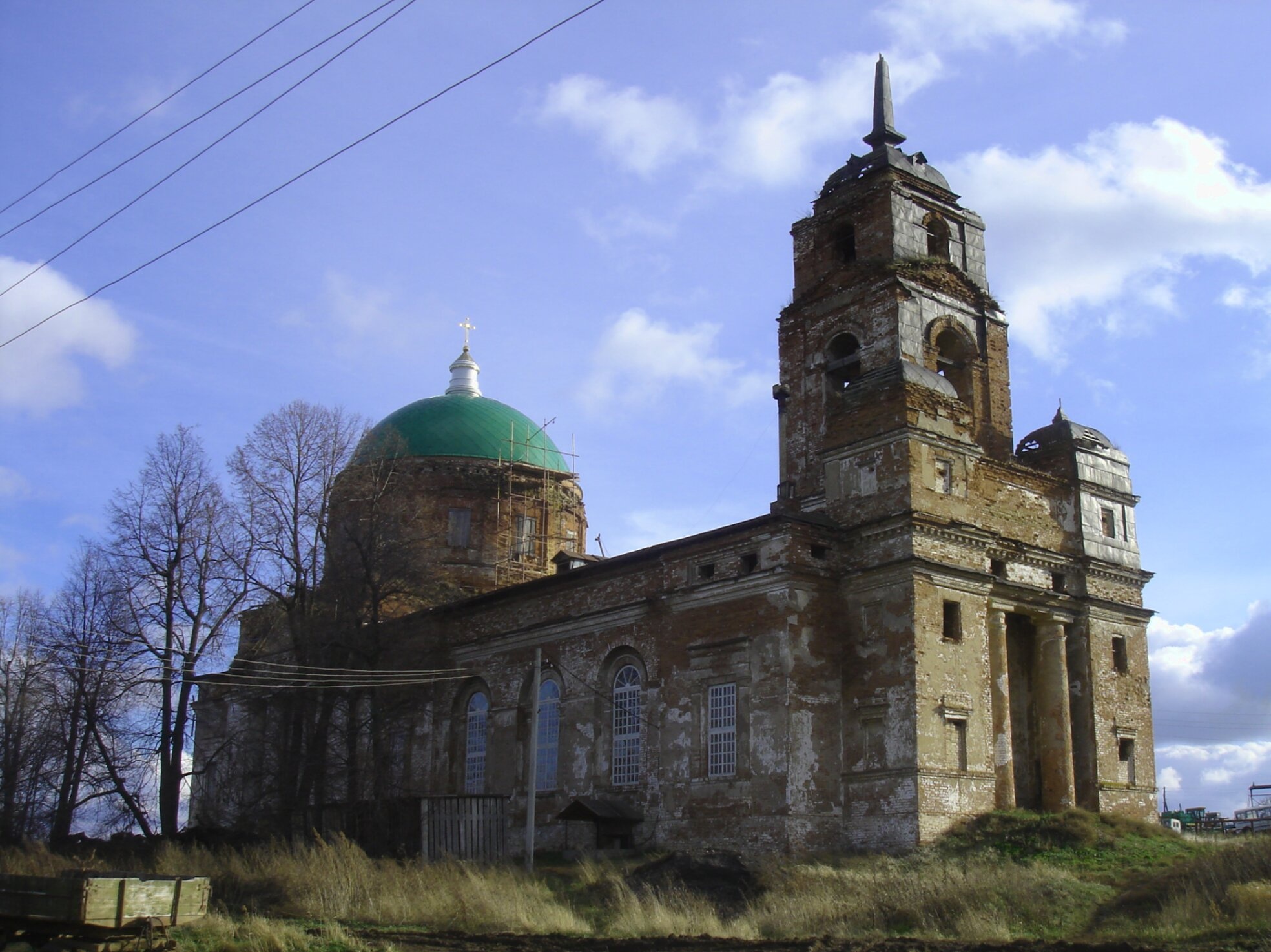 Преображенская церковь в селе Мазурино