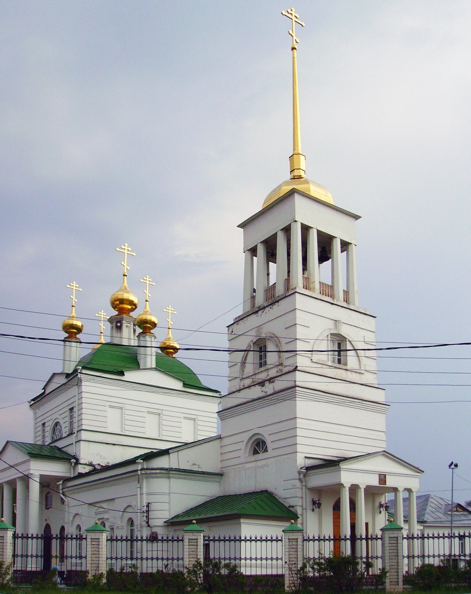 Успенская церковь в городе Бор