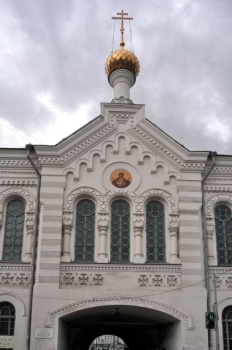 Фасад Знаменской церкви в Ярославе