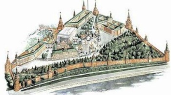Патриарший дворец и Церковь Двенадцати Апостолов в Московском Кремле