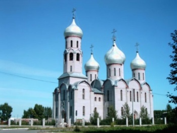 Свято-Троицкий собор в городе Шарыпово