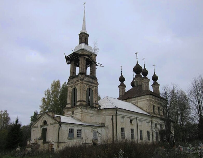 Церковь Успения Пресвятой Богородицы в селе Романово