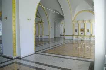 Интерьер Церкви Вознесения Господня в селе Узи