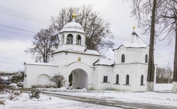 Феодоровский женский монастырь в Переславле-Залесском зимой