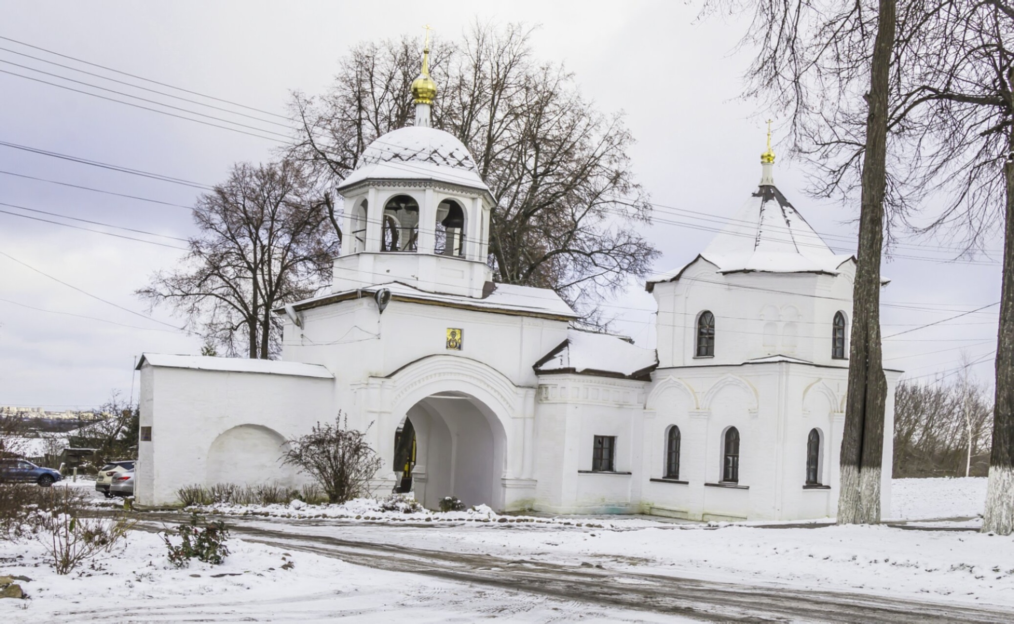 Феодоровский женский монастырь в Переславле-Залесском зимой