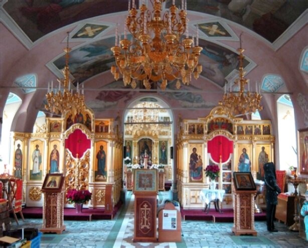 Интерьер Сретенской церкви в Дмитрове