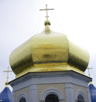 Купол Спасо-Преображенского собора в Болхове