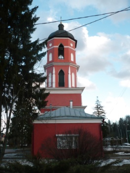 Колокольня Никольской церкви в Ржавках