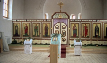 Иконостас Храма Преподобного Сергия Радонежского в Рыбачьем
