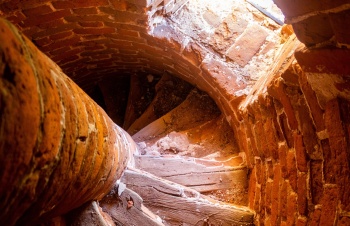 Винтовая лестница в Покровском храме села Борисово-Покровское