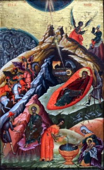 Икона Рождества Христова (письма Онуфрия)