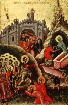 Икона «Воскрешение Лазаря»