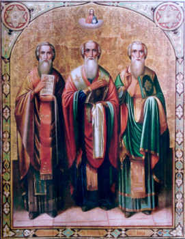 Икона святителей Герасима, Питирима и Ионы, епископов Пермских
