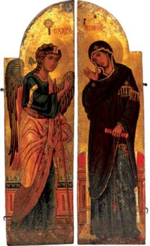 Царские врата: Благовещение (Монастырь святой Екатерины, Синай)