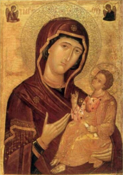 Икона Божией Матери «Одигитрия» (Елеуса), иконописец Николаос Лампудис