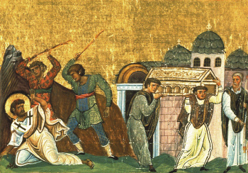 Святой апостол Тимофей (Минологий Василия II)
