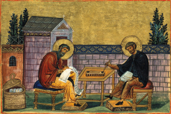 Икона святого мученика Маманта Кесарийского (Минологий Василия II)