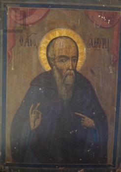 Икона святого Евфимия Великого и святой Матроны