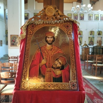 Икона святого Иоанна Владимира, князя Сербского