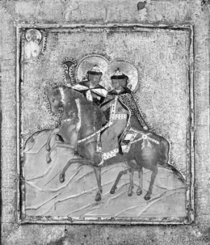 Икона святых благоверных князей Бориса и Глеба