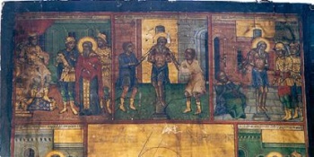 Икона святого священномученика Харалампия с житием