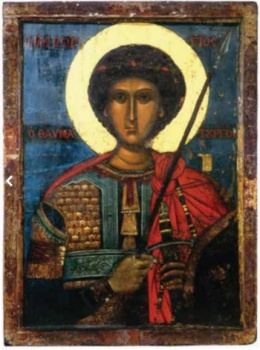 Икона великомученика Георгия Победоносца (Аравийского)