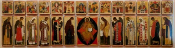 Праздничный и деисусный чины иконостаса из церкви Петра и Павла в Кожевниках