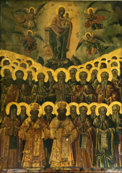 Икона «Собор всех святых Афонских»