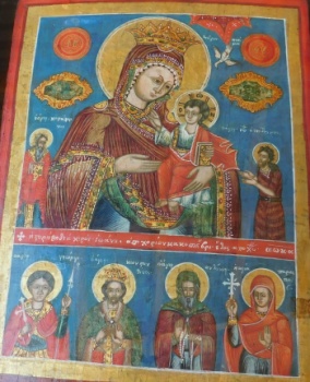 Икона святых апостола Иоанна Богослова и Прохора
