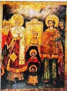 Икона «Торжество Православия» из церкви Всех Святых в Ксирокрини