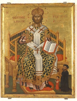 Икона Христос Великий Архиерей (Критская школа)