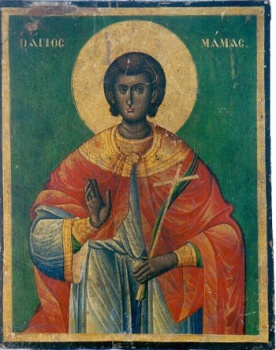 Икона святого мученика Маманта Кесарийского