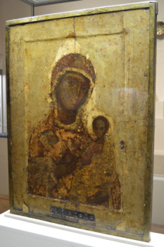 Икона Божией Матери «Одигитрия» (Корсунская) и Христос Пантократор