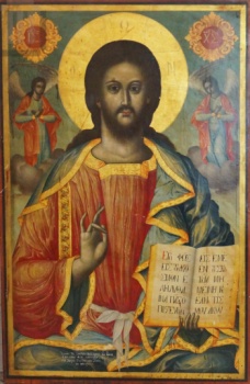 Икона Господа Вседержителя (Пантократора) из монастыря Благовещения