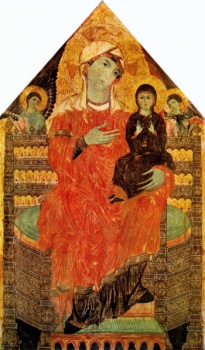 Икона святой праведной Анны с Девой Марией (Мастер Сан-Мартино)