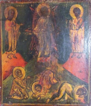Икона Преображения Господня (из храма Богородицы Лаодигитрии)