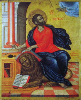 Икона святого евангелиста Марка (Эммануил Тзанес, 1657 г.)