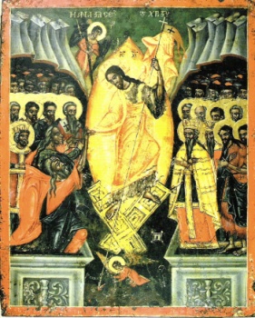 Икона Воскресения Христова из села Желин (Зевгостасио)