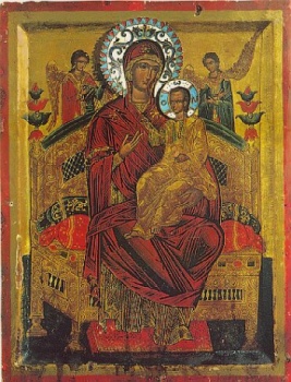 Икона Божией Матери «Всецарица» (Пантанасса)