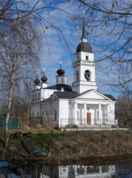Храм Святителя Николая Чудотворца в деревне Кобона