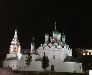 Храм Преподобного Феодора Студита у Никитских ворот - ночная съёмка