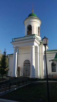 Икона святого Михаила в храме Всех Святых города Тюмени